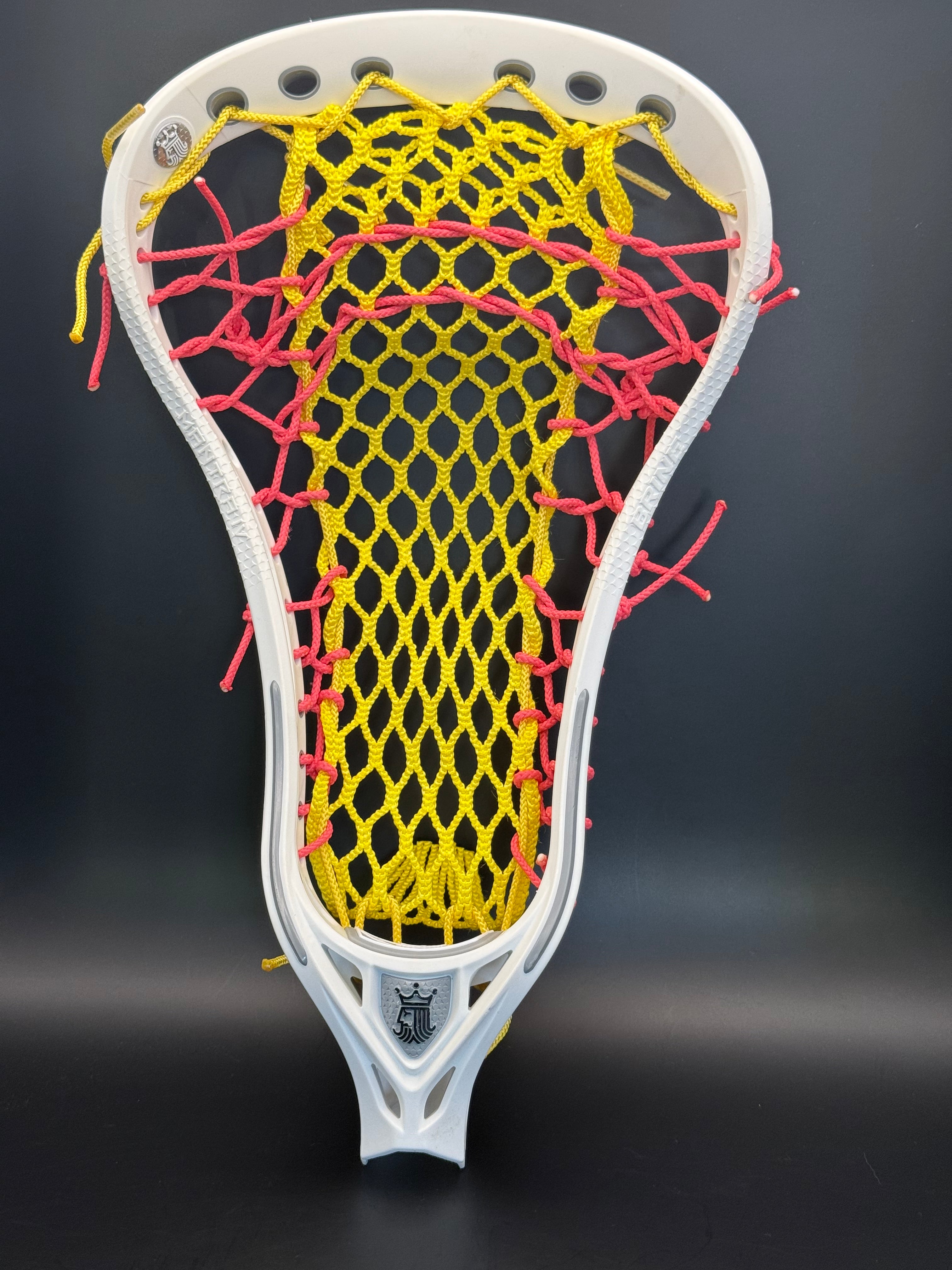 Brine Mantra IV — Girls | New — Older Model | Yellow Mesh / Yellow & Pink Strings