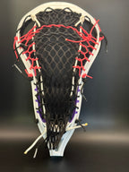 STX ATTAK — Girls | New — Older Model | Black Mesh / Black, White & Pink Strings
