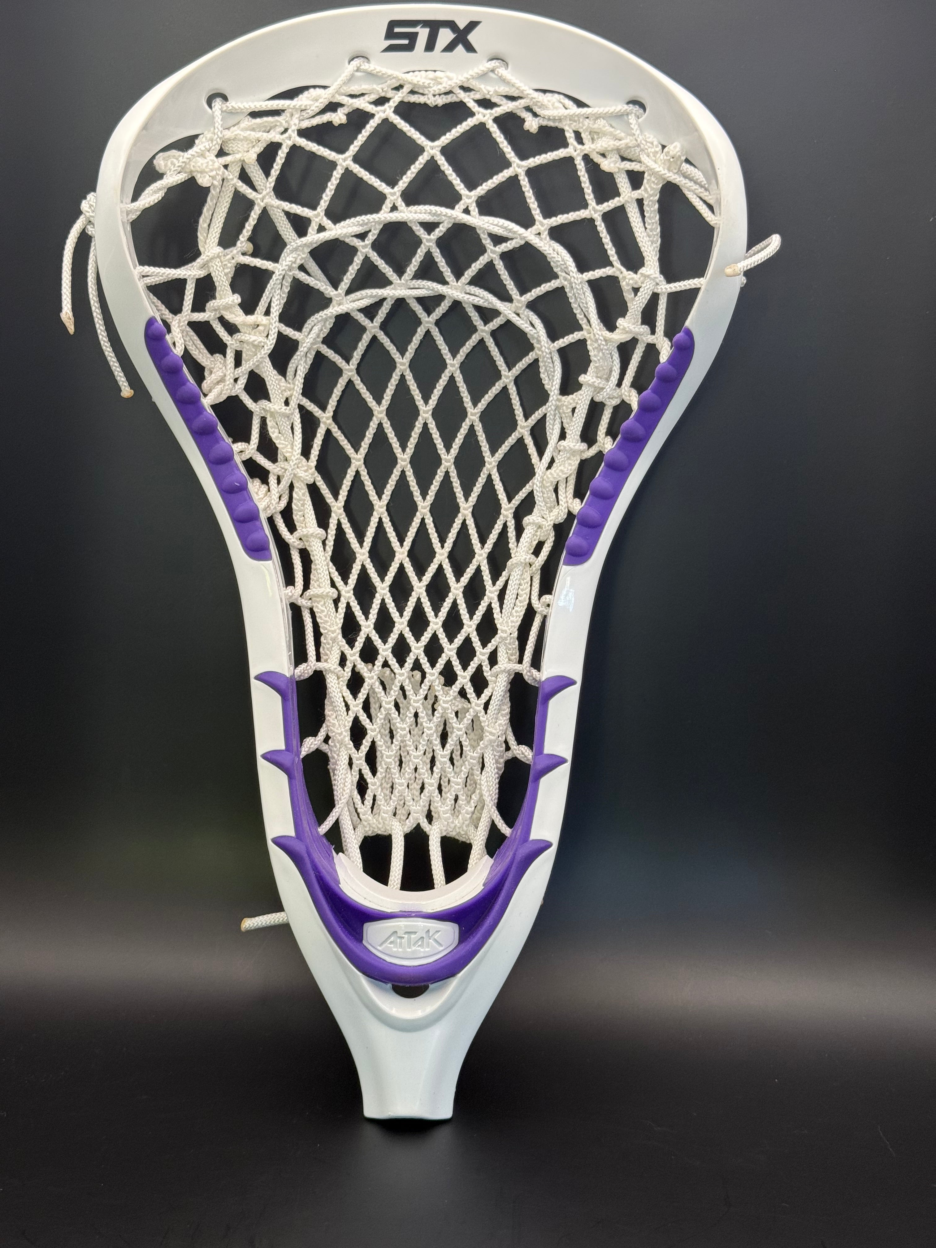 STX ATTAK — Girls | New — Older Model | White Mesh / White String
