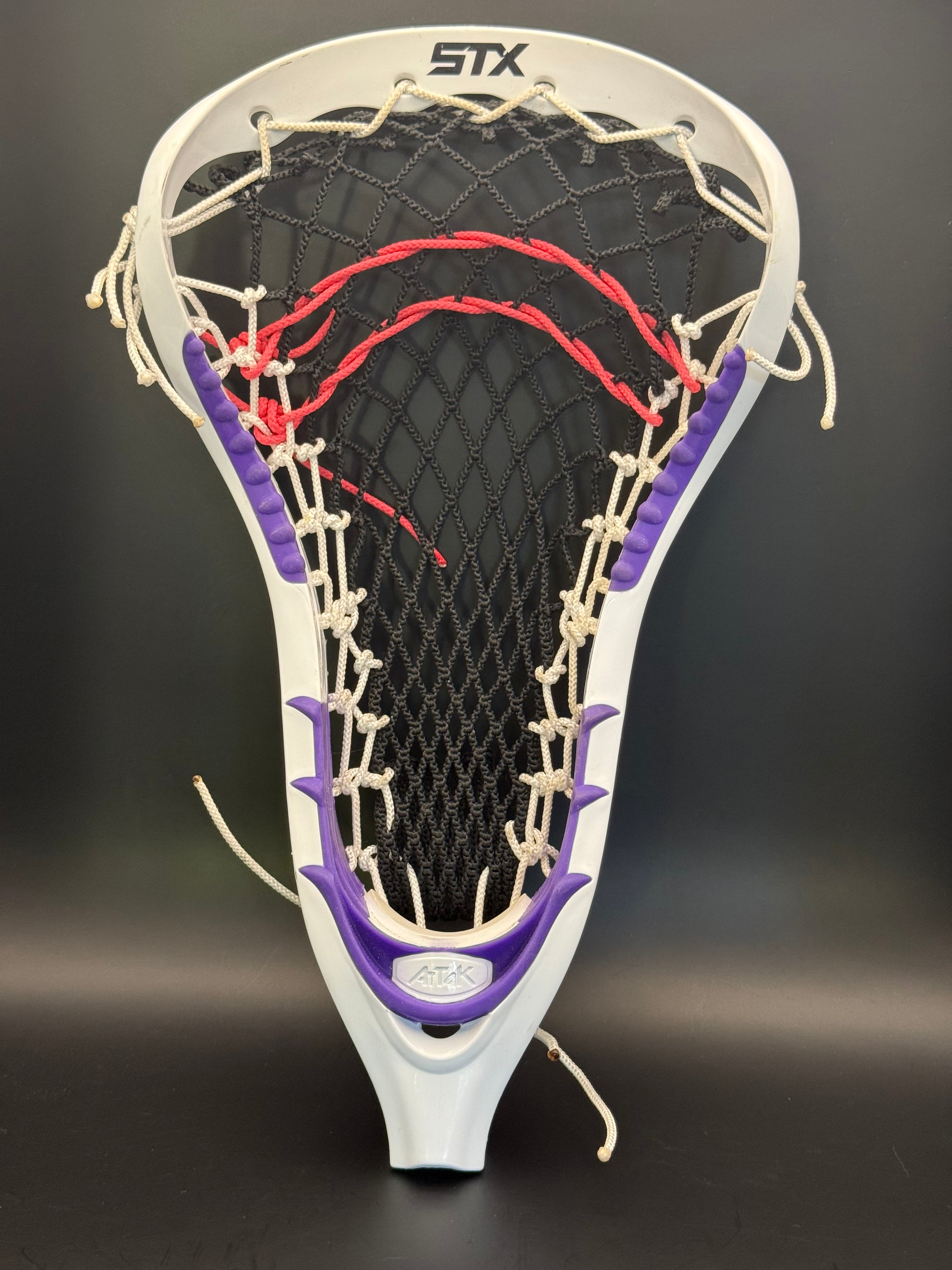 STX ATTAK — Girls | New — Older Model | Black Mesh / Black & Pink String