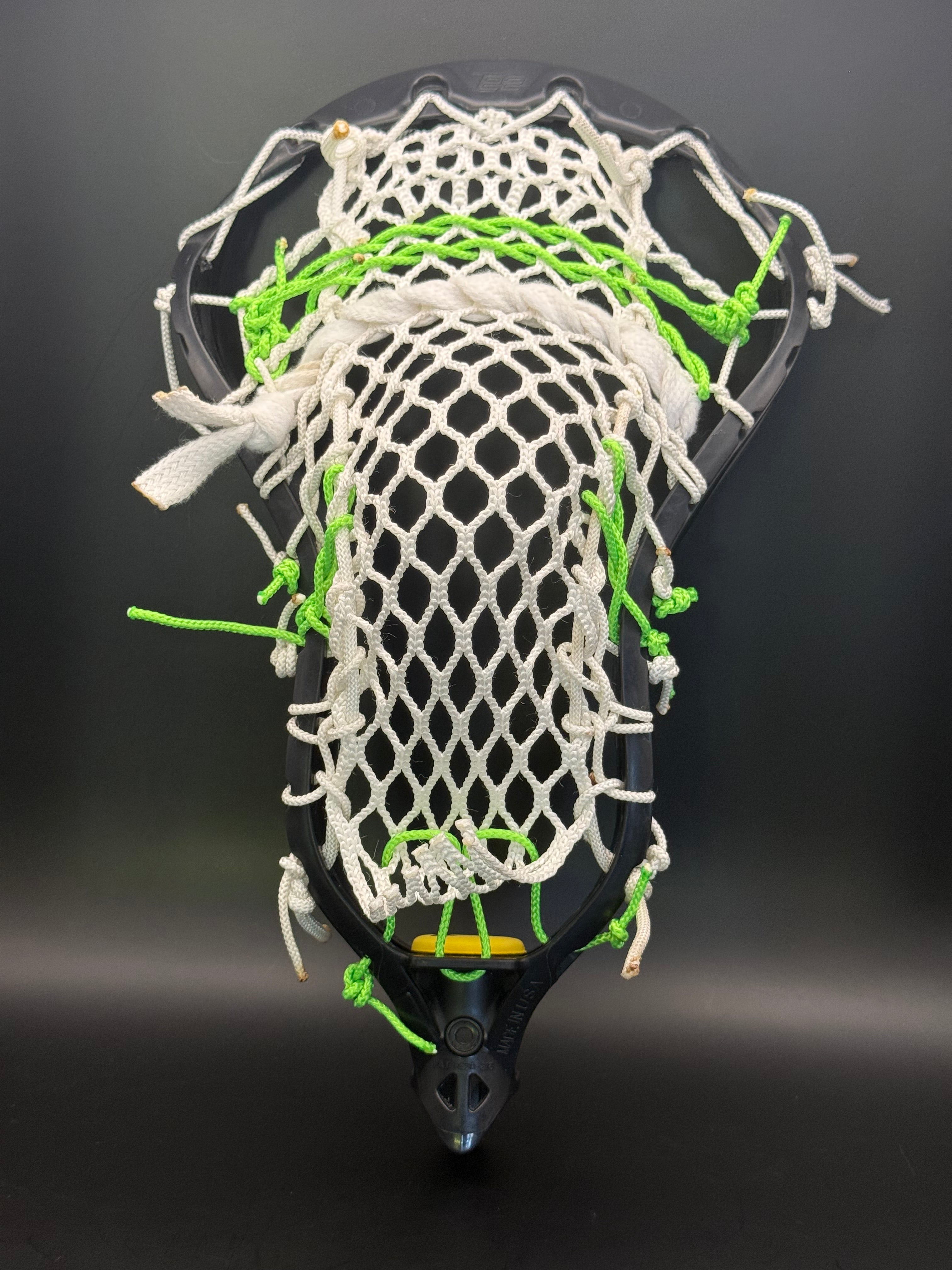 Under Armour Player — Boys | New — Older Model | White Mesh / White & Green Strings